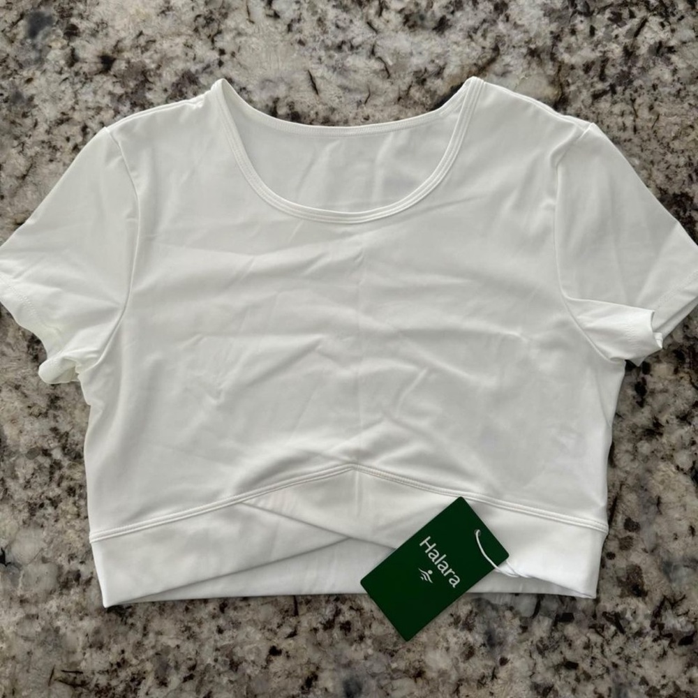 Halara micro crop top
